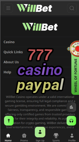 777 Casino PayPal - PayPal Casino Deposits-casinoorder.vip